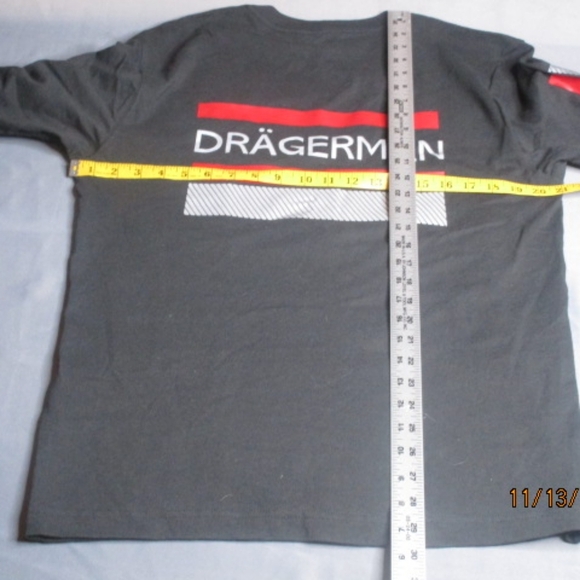Carhartt Drägermann Mine Rescue Shirt Adult Small Black Red Pocket South Dakota - Picture 7 of 11